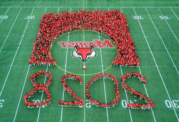 Image of the Class of 2028 photo, which is taken during Welcome Week.